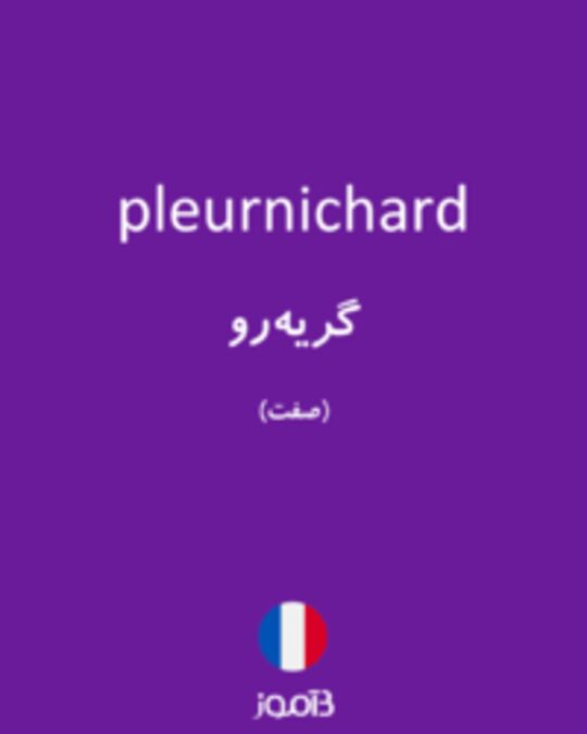  تصویر pleurnichard - دیکشنری انگلیسی بیاموز