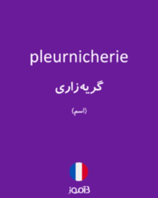  تصویر pleurnicherie - دیکشنری انگلیسی بیاموز