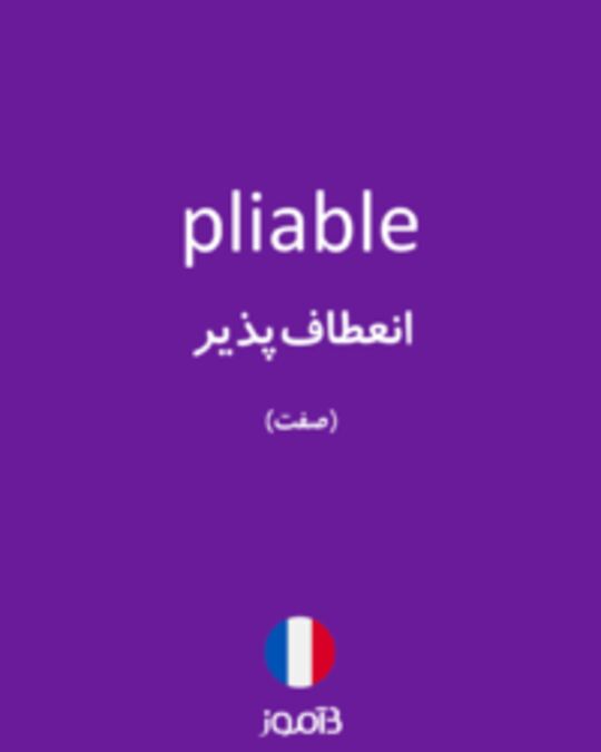  تصویر pliable - دیکشنری انگلیسی بیاموز