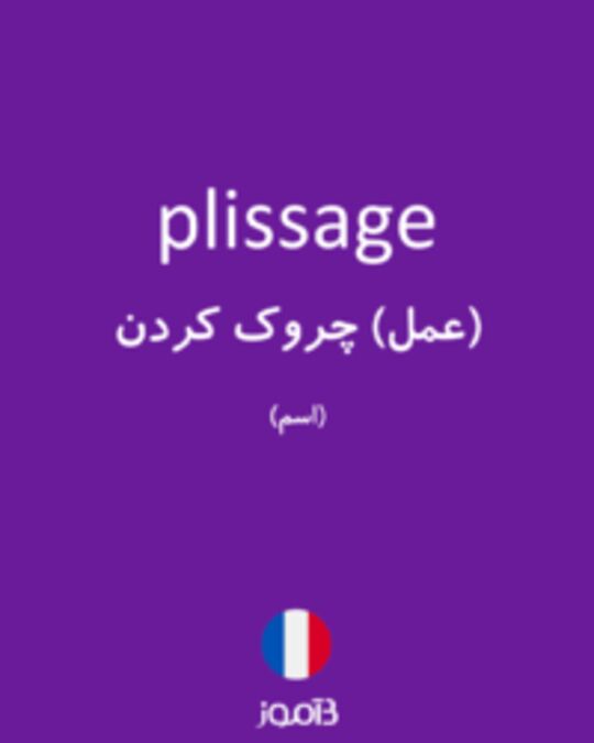  تصویر plissage - دیکشنری انگلیسی بیاموز