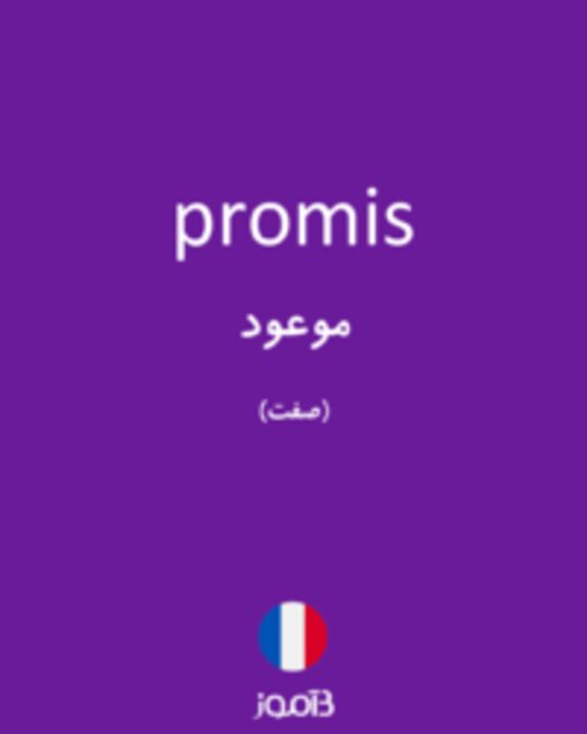  تصویر promis - دیکشنری انگلیسی بیاموز