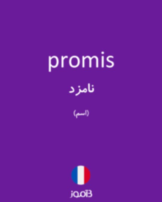  تصویر promis - دیکشنری انگلیسی بیاموز