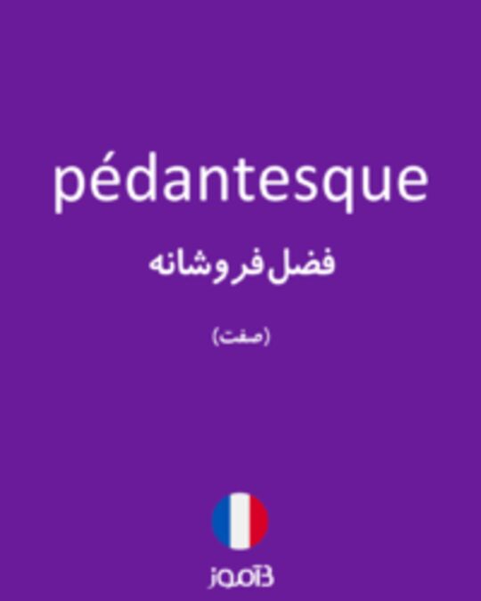  تصویر pédantesque - دیکشنری انگلیسی بیاموز