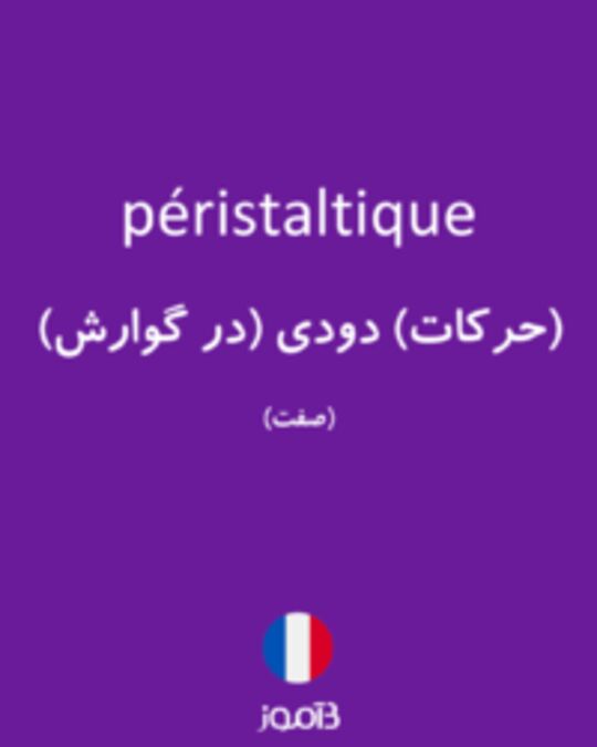  تصویر péristaltique - دیکشنری انگلیسی بیاموز