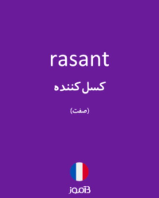  تصویر rasant - دیکشنری انگلیسی بیاموز