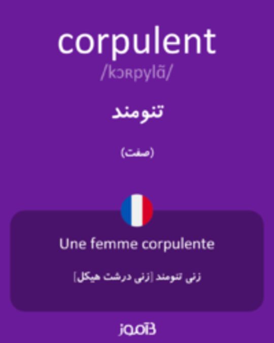  تصویر corpulent - دیکشنری انگلیسی بیاموز