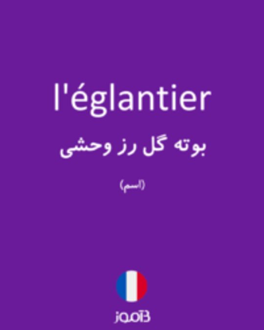  تصویر l'églantier - دیکشنری انگلیسی بیاموز