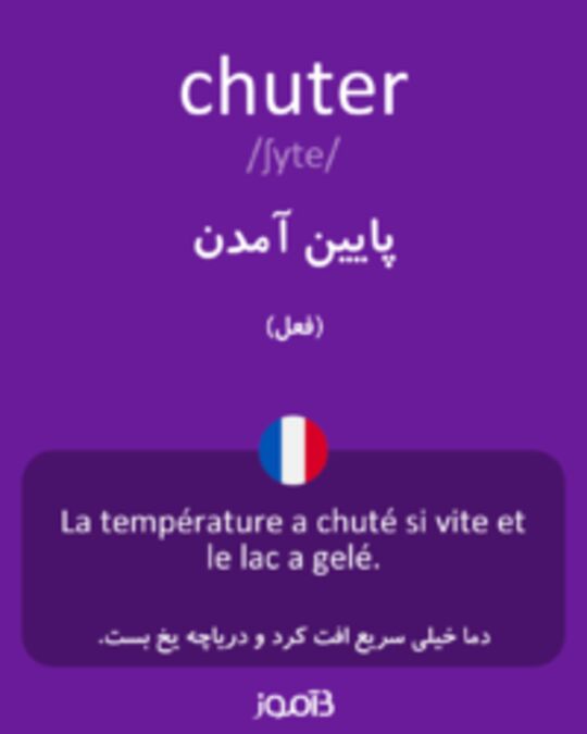  تصویر chuter - دیکشنری انگلیسی بیاموز