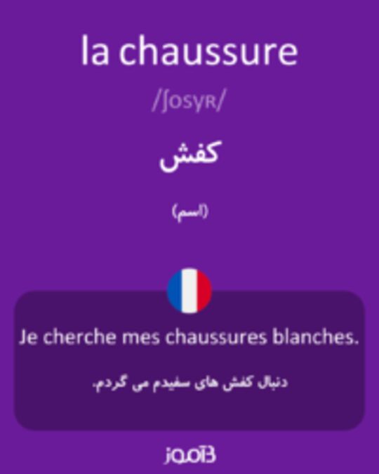  تصویر la chaussure - دیکشنری انگلیسی بیاموز