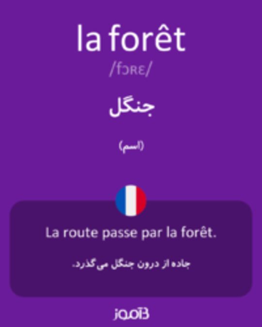  تصویر la forêt - دیکشنری انگلیسی بیاموز