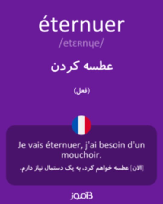  تصویر éternuer - دیکشنری انگلیسی بیاموز