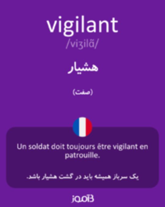  تصویر vigilant - دیکشنری انگلیسی بیاموز