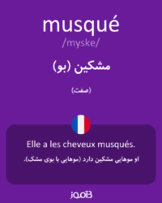  تصویر musqué - دیکشنری انگلیسی بیاموز