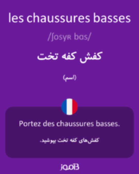  تصویر les chaussures basses - دیکشنری انگلیسی بیاموز