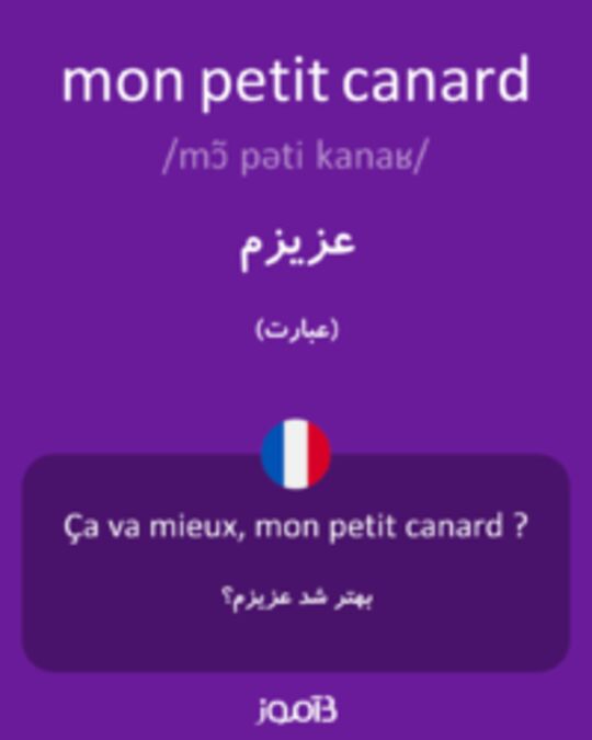  تصویر mon petit canard - دیکشنری انگلیسی بیاموز