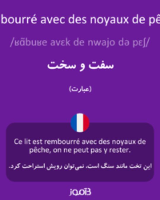  تصویر rembourré avec des noyaux de pêche - دیکشنری انگلیسی بیاموز