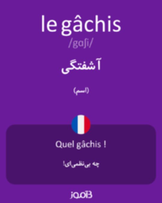  تصویر le gâchis - دیکشنری انگلیسی بیاموز