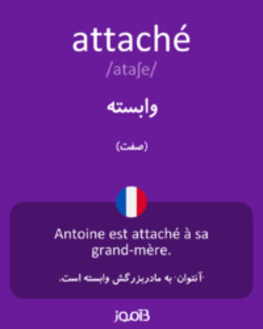  تصویر attaché - دیکشنری انگلیسی بیاموز