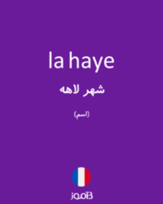  تصویر la haye - دیکشنری انگلیسی بیاموز