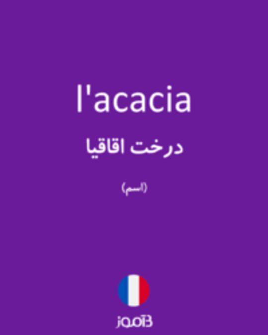  تصویر l'acacia - دیکشنری انگلیسی بیاموز