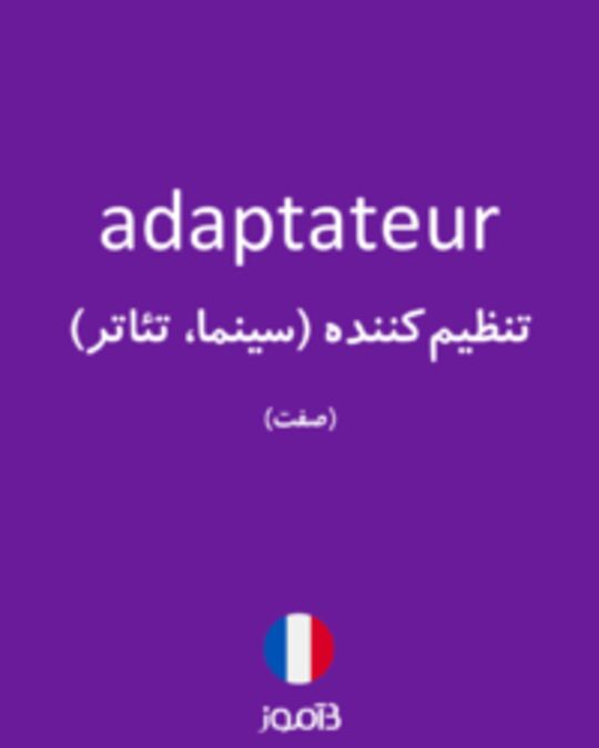  تصویر adaptateur - دیکشنری انگلیسی بیاموز