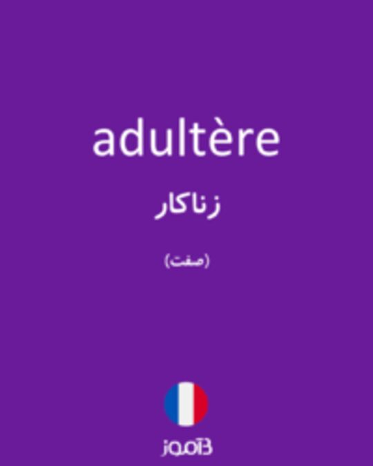  تصویر adultère - دیکشنری انگلیسی بیاموز