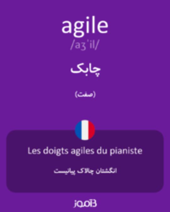  تصویر agile - دیکشنری انگلیسی بیاموز