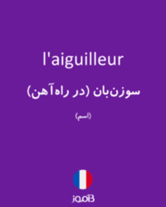  تصویر l'aiguilleur - دیکشنری انگلیسی بیاموز