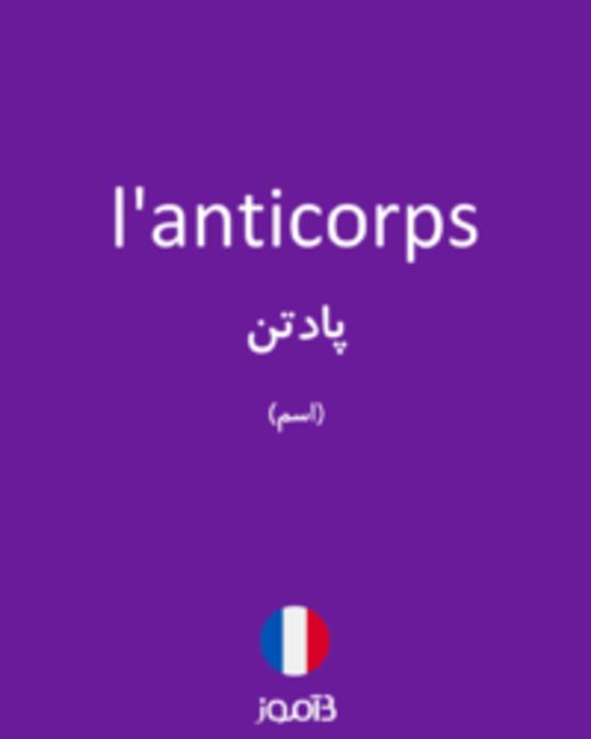  تصویر l'anticorps - دیکشنری انگلیسی بیاموز