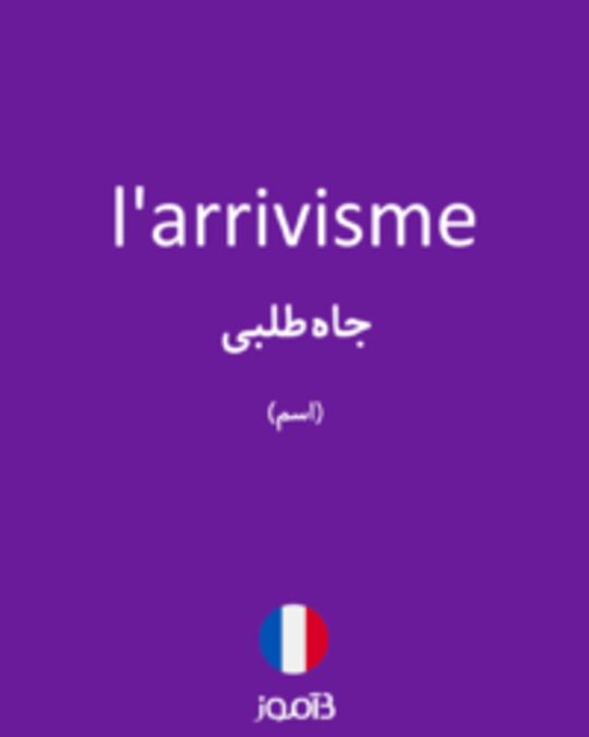  تصویر l'arrivisme - دیکشنری انگلیسی بیاموز