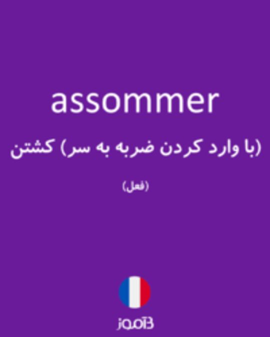  تصویر assommer - دیکشنری انگلیسی بیاموز