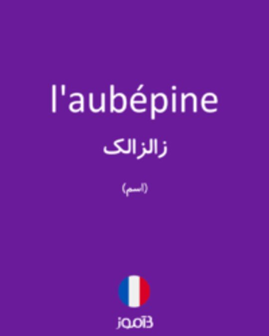  تصویر l'aubépine - دیکشنری انگلیسی بیاموز