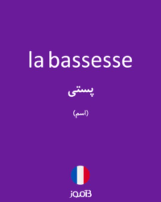  تصویر la bassesse - دیکشنری انگلیسی بیاموز