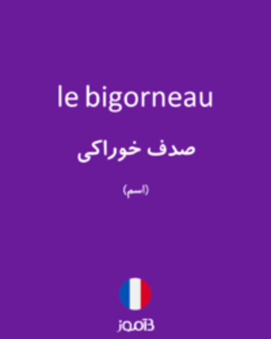  تصویر le bigorneau - دیکشنری انگلیسی بیاموز