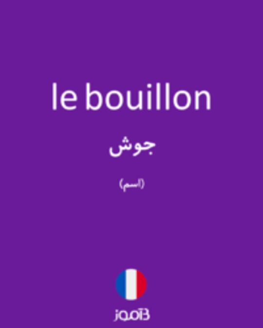  تصویر le bouillon - دیکشنری انگلیسی بیاموز