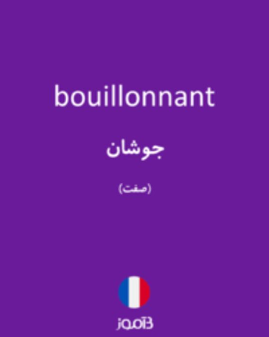  تصویر bouillonnant - دیکشنری انگلیسی بیاموز