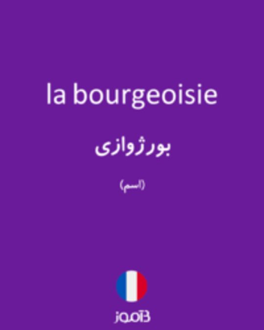  تصویر la bourgeoisie - دیکشنری انگلیسی بیاموز