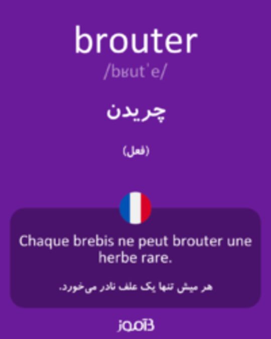  تصویر brouter - دیکشنری انگلیسی بیاموز