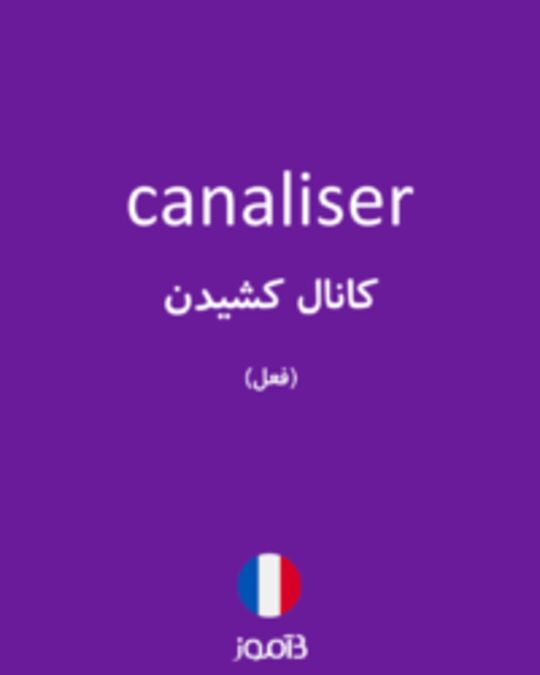  تصویر canaliser - دیکشنری انگلیسی بیاموز