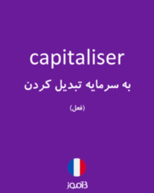  تصویر capitaliser - دیکشنری انگلیسی بیاموز