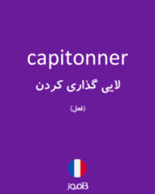  تصویر capitonner - دیکشنری انگلیسی بیاموز