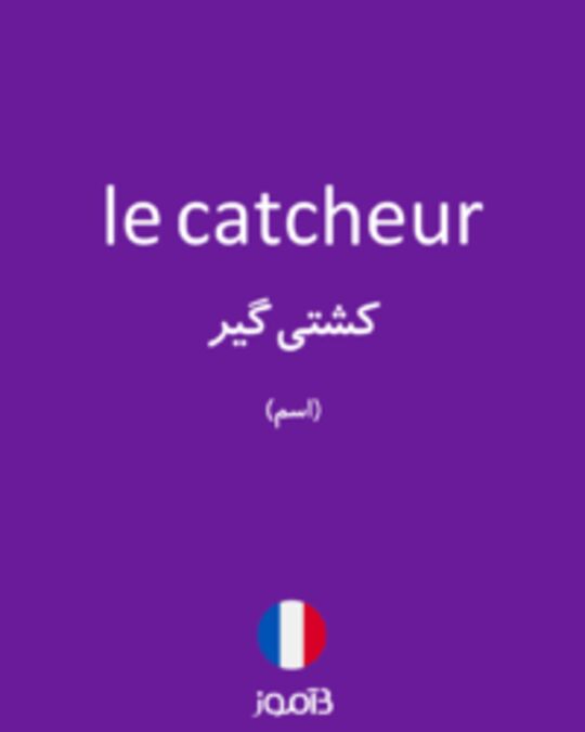  تصویر le catcheur - دیکشنری انگلیسی بیاموز