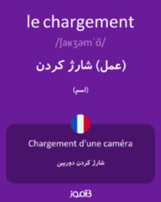  تصویر le chargement - دیکشنری انگلیسی بیاموز