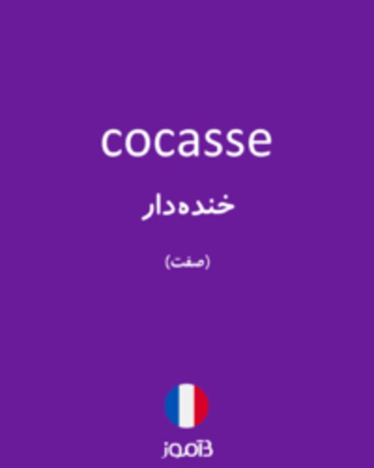  تصویر cocasse - دیکشنری انگلیسی بیاموز