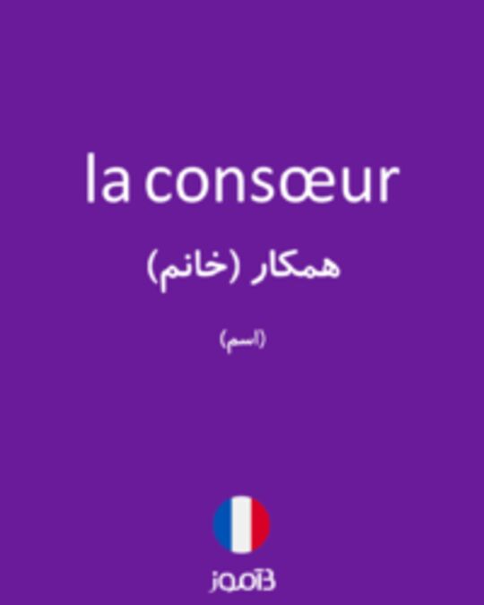  تصویر la consœur - دیکشنری انگلیسی بیاموز