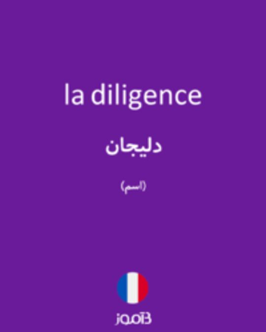  تصویر la diligence - دیکشنری انگلیسی بیاموز