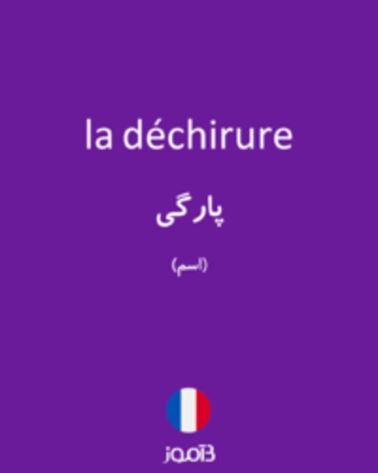  تصویر la déchirure - دیکشنری انگلیسی بیاموز