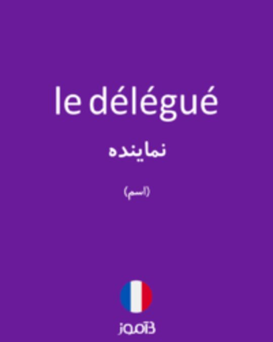  تصویر le délégué - دیکشنری انگلیسی بیاموز