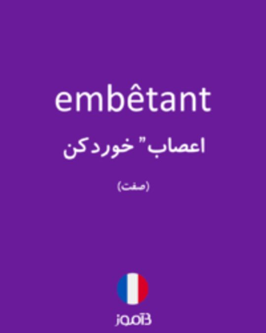  تصویر embêtant - دیکشنری انگلیسی بیاموز