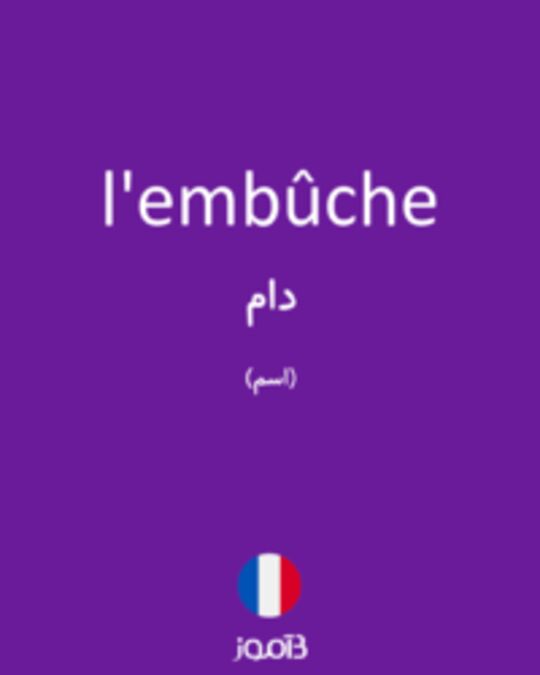  تصویر l'embûche - دیکشنری انگلیسی بیاموز